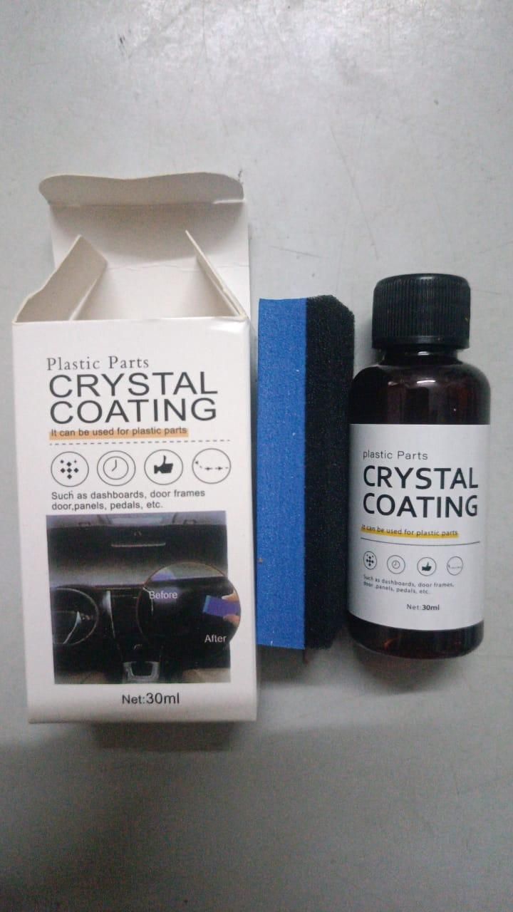 Plastic Crystal Coating 30ml (Pack of 1) – Car Dashboard & Interior Restorer Liquid