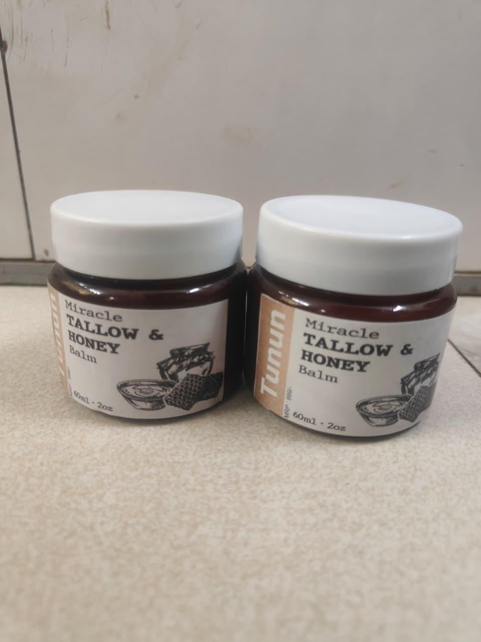 Miracle Tallow & Honey Balm 60ml – Deep Moisturizing & Skin Repair Cream