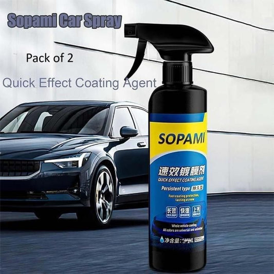 Sopami Car Coating Spray 50ml (Pack of 2) – Multi-Surface Shine & Protection Formula
