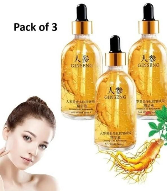 Ginseng Gold Polypeptide Anti-Ageing Serum (Pack of 3) – Wrinkle Repair & Skin Brightening