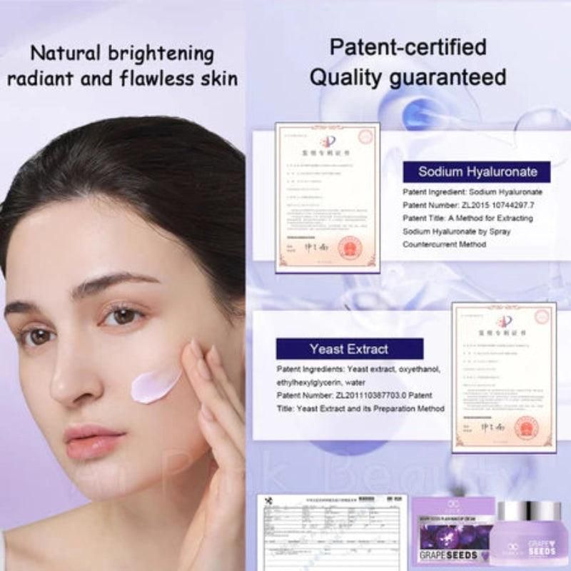 Grape Seed Tone-Up Cream 50g – Skin Brightening & Hydrating Glow Cream