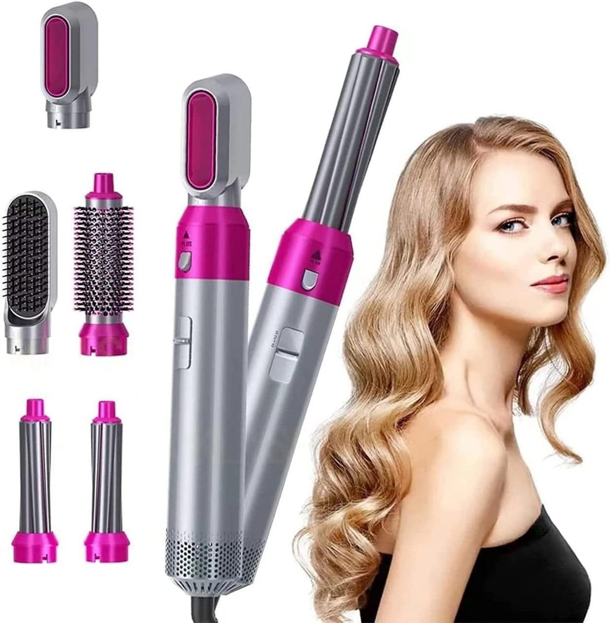5-in-1 Multifunctional Hair Dryer & Styling Tool – Automatic Curler, Straightener & Volumizer