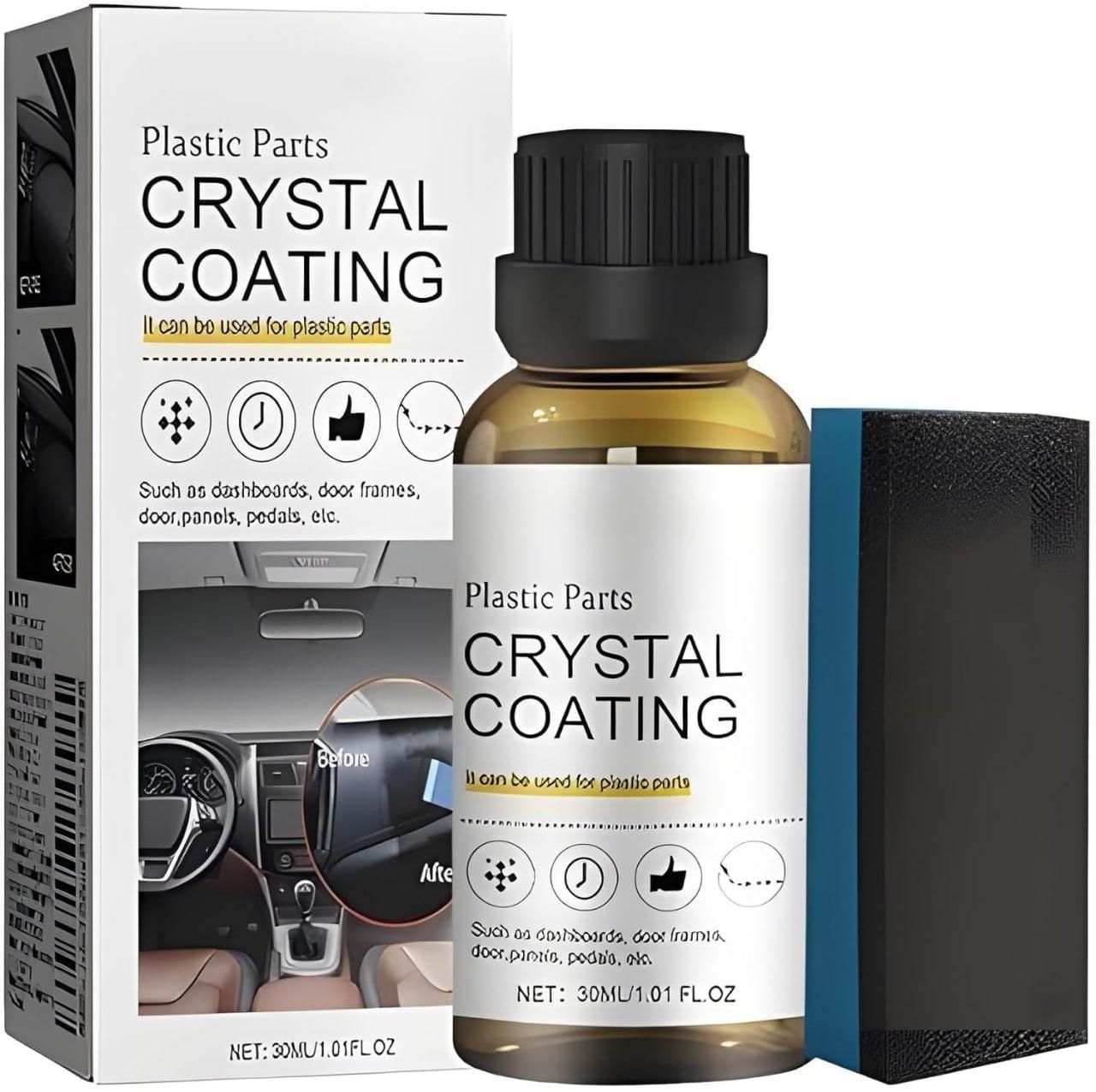 Plastic Crystal Coating 30ml (Pack of 1) – Car Dashboard & Interior Restorer Liquid