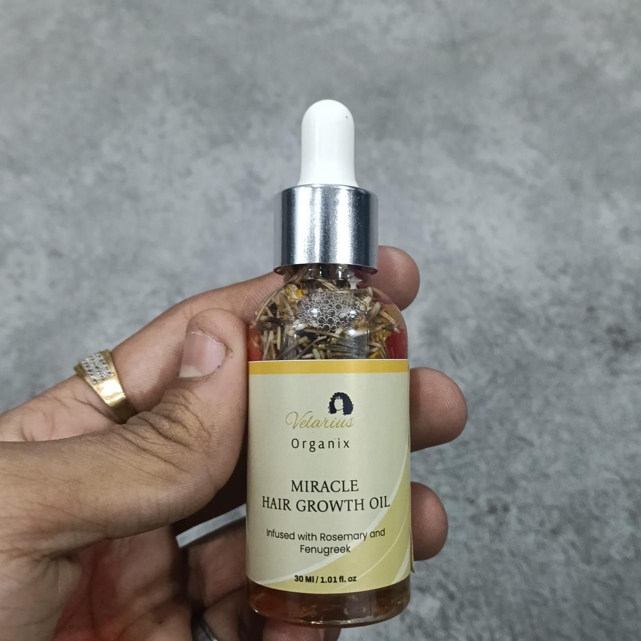 Miracle Hair Growth Oil 30ml – Anti Hair Fall & Hair Regrowth Oil with Rosemary & Fenugreek