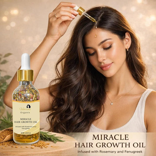 Miracle Hair Growth Oil 30ml – Anti Hair Fall & Hair Regrowth Oil with Rosemary & Fenugreek