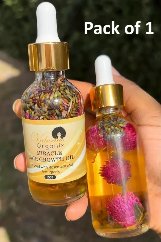 Miracle Hair Growth Oil 30ml – Anti Hair Fall & Hair Regrowth Oil with Rosemary & Fenugreek