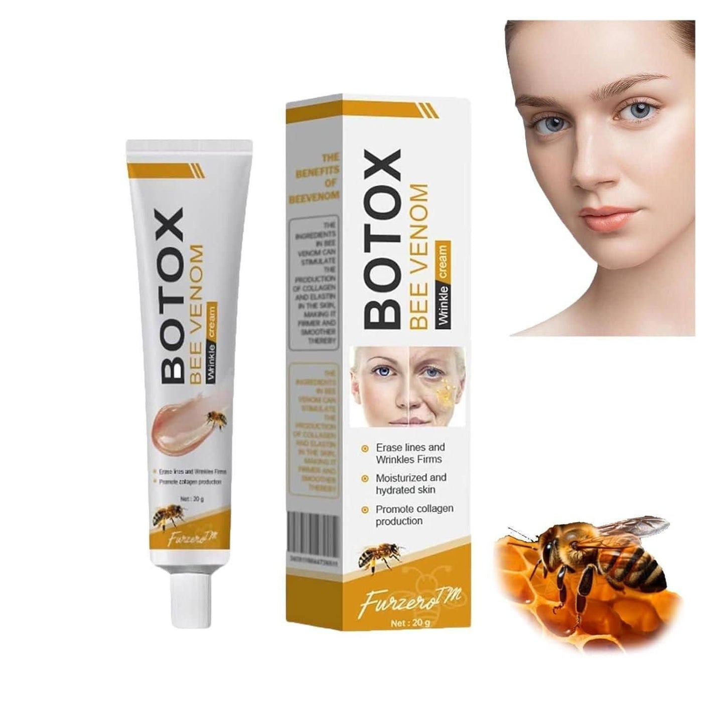 Botox Bee Venom Cream 20g – Anti-Aging & Skin Tightening Face Cream