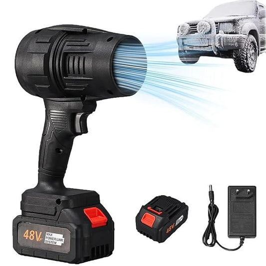 Cordless Turbo Jet Blower – Powerful Handheld Electric Air Blower for Car Cleaning & Dust Removal