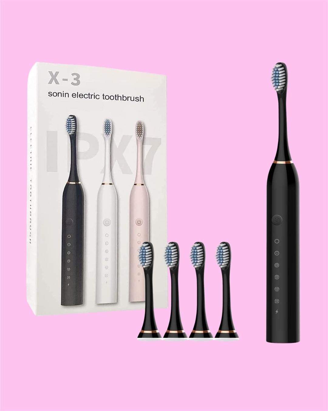 Electric Toothbrush – Teeth & Gums Care Rechargeable Brush for Deep Cleaning