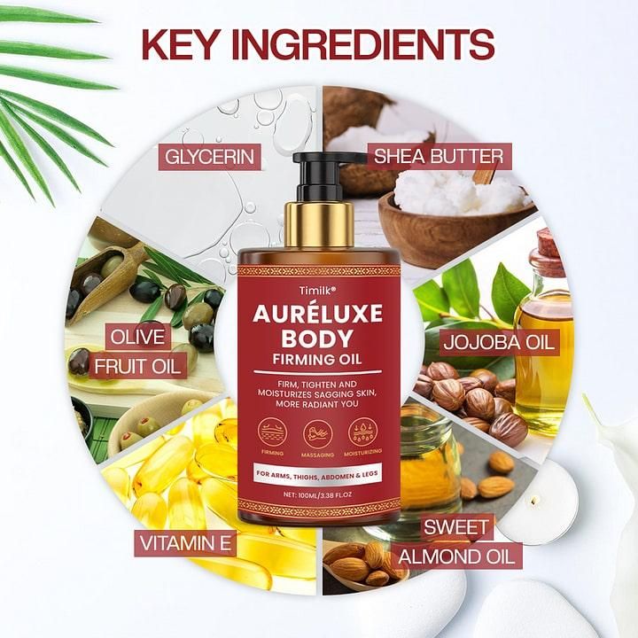 Aureluxe Body Firming Oil 100ml – Skin Tightening & Deep Moisturizing Oil