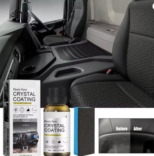Plastic Crystal Coating 30ml (Pack of 1) – Car Dashboard & Interior Restorer Liquid