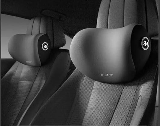 Car Neck Pillow for Neck Pain Relief (Pack of 2) – Memory Foam Headrest Cushion