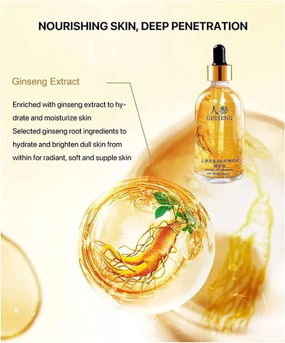 Ginseng Gold Polypeptide Anti-Ageing Serum (Pack of 3) – Wrinkle Repair & Skin Brightening