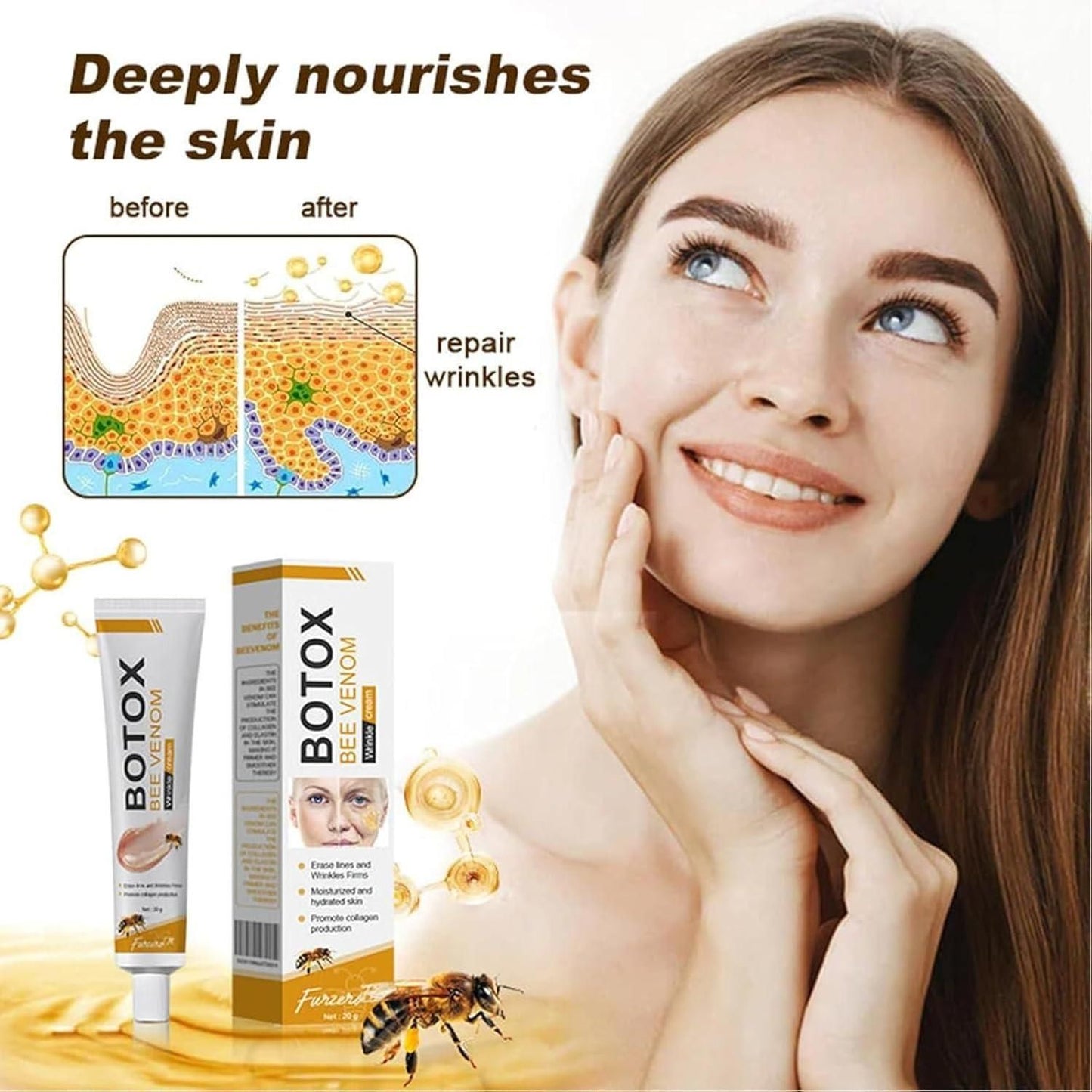 Botox Bee Venom Cream 20g – Anti-Aging & Skin Tightening Face Cream