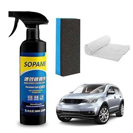 Sopami Car Coating Spray 50ml (Pack of 2) – Multi-Surface Shine & Protection Formula